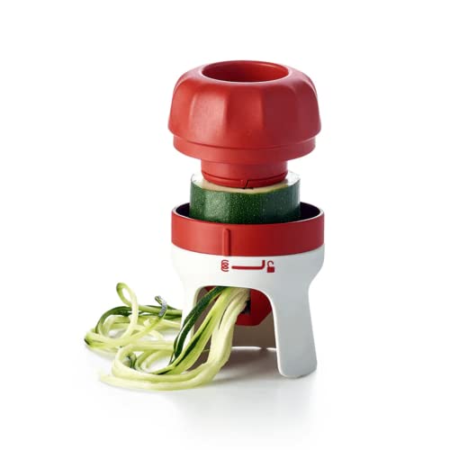 TUPPERWARE Handlicher Spiralschneider – verwandelt Gemüse in Gemüse-Spaghetti, einfach zu bedienen und kompakt, spülmaschinenfest und BPA-frei von Tupperware