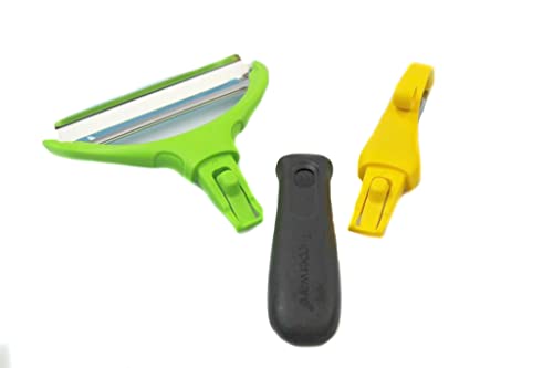 Tupperware Schäler Griff + 2 Aufsätze Schälfix und Universal von Tupperware