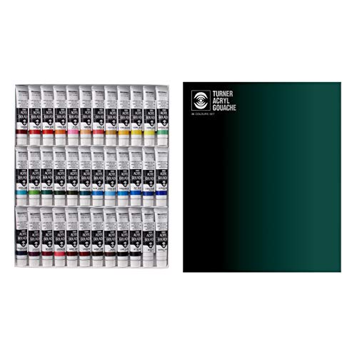 Turner Acryl-Gouache, 20 ml, 36 Farben, Set (japan import) von Turner