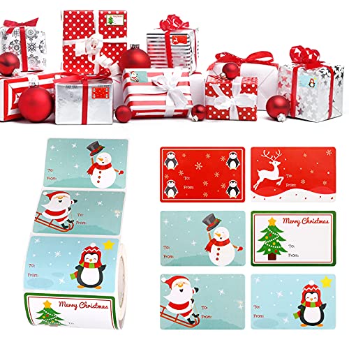 300Stk Weihnachts Etiketten Aufkleber Sticker 1 Rolle selbstklebende Aufkleber Weihnachts Namensetiketten Weihnachtsnamensschilder Weihnachtsges Aufkleber für Geschenke Festival Urlaub Dekoration 300Stk Weihnachts Etiketten Aufkleber Sticker 1 Rolle selbstklebende Aufkleber Weihnachts Namensetiketten Weihnachtsnamensschilder Weihnachtsges Aufkleber für Geschenke Festival Urlaub Dekoration von Tusina