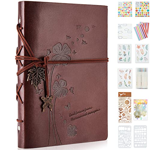 HAUSPROFI Leder Selbstgestalten Fotoalbum Scrapbook Album Leder 27.5x20.5cm DIY Fotobuch Set 80 Schwarze Seiten für Geburtstagsgeschenk, Weihnachten, Abschluss Geschenk, Hochzeitstagsgeschenk HAUSPROFI Leder Selbstgestalten Fotoalbum Scrapbook Album Leder 27.5x20.5cm DIY Fotobuch Set 80 Schwarze Seiten für Geburtstagsgeschenk, Weihnachten, Abschluss Geschenk, Hochzeitstagsgeschenk von Tusina