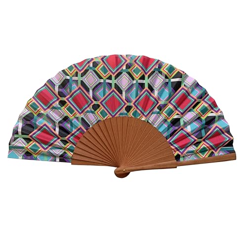 Spanischer Handfächer Equilibrio - Holz und Baumwolle – 23 cm – Jute-Hülle und -Bezug – Modeaccessoire – Handgefertigt in Spanien – Events und Geschenke – Geometries Collection – Tusitala Barcelona Spanischer Handfächer Equilibrio - Holz und Baumwolle – 23 cm – Jute-Hülle und -Bezug – Modeaccessoire – Handgefertigt in Spanien – Events und Geschenke – Geometries Collection – Tusitala Barcelona von Tusitala Barcelona