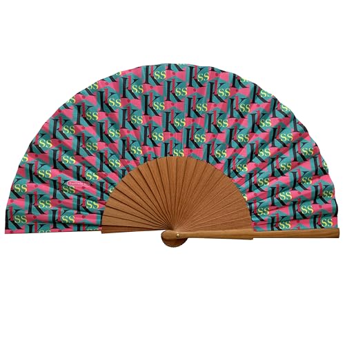 Spanischer Handfächer Kiss – Holz und Baumwolle – 23 cm – Jute-Hülle und -Bezug – Modeaccessoire – Handgefertigt in Spanien – Events und Geschenke – Wortkollektion – Tusitala Barcelona Spanischer Handfächer Kiss – Holz und Baumwolle – 23 cm – Jute-Hülle und -Bezug – Modeaccessoire – Handgefertigt in Spanien – Events und Geschenke – Wortkollektion – Tusitala Barcelona von Tusitala Barcelona