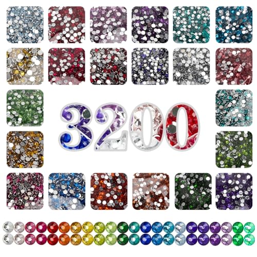 Tutamaz 32000 Diamond Painting Steine, Runder Steine Glitzer Zubehör Diamanten Deko Hotfix Strasssteine für Diamond Painting Runde Edelsteine Nägel Deko DIY Handwerke Kunsthandwerk Kleidung Bilderra Tutamaz 32000 Diamond Painting Steine, Runder Steine Glitzer Zubehör Diamanten Deko Hotfix Strasssteine für Diamond Painting Runde Edelsteine Nägel Deko DIY Handwerke Kunsthandwerk Kleidung Bilderra von Tutamaz