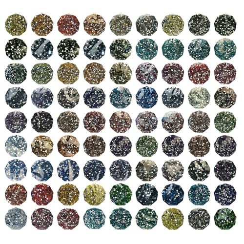 Tutamaz 80000 Diamond Painting Steine, Runder Steine Glitzer Zubehör Diamanten Deko Hotfix Strasssteine für Diamond Painting Runde Edelsteine Nägel Deko DIY Handwerke Kunsthandwerk Kleidung Bilderra Tutamaz 80000 Diamond Painting Steine, Runder Steine Glitzer Zubehör Diamanten Deko Hotfix Strasssteine für Diamond Painting Runde Edelsteine Nägel Deko DIY Handwerke Kunsthandwerk Kleidung Bilderra von Tutamaz
