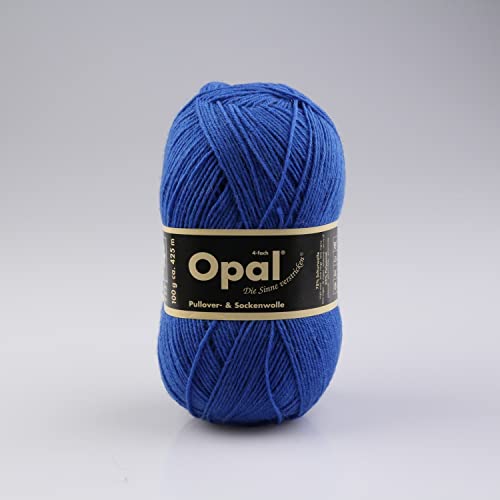 Opal Sockengarn - Uni 4fach 5188 blau von Tutto-Opal