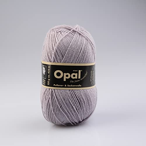 Opal Sockengarn - Uni 4fach 5193 mittelgrau von Tutto-Opal