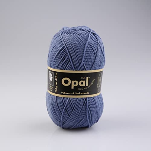 Opal Sockengarn - Uni 4fach 5195 jeansblau von Tutto-Opal