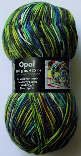 Tutto-Opal TUTTO OPAL SOCKEN- und PULLOVERWOLLE, 897 Silver Spiral von Tutto-Opal