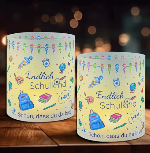 12 Windlichter Tischdeko Papier Einschulung Junge, Endlich Schulkind 2025, Deko Schulanfang Junge Einschulung Deko, Windlichtdekoration für Licht oder Teelicht,Teelichter, Blau 12 Windlichter Tischdeko Papier Einschulung Junge, Endlich Schulkind 2025, Deko Schulanfang Junge Einschulung Deko, Windlichtdekoration für Licht oder Teelicht,Teelichter, Blau von Tutukyle