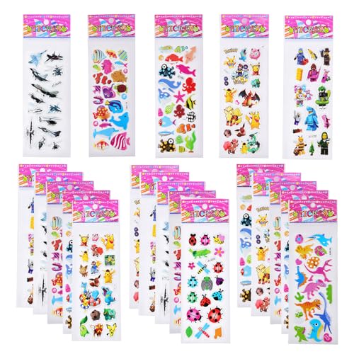 30 PCS 3D Aufkleber Für Kinder Kleinkinder Lebhaft Relief Kinder Aufkleber Mit 15 Verschiedenen Designs Für Puffy Stickern Für Jungen Und Mädchen, Lebendige Sticker 3D,Zahlen Buchstaben Dinosaurier 30 PCS 3D Aufkleber Für Kinder Kleinkinder Lebhaft Relief Kinder Aufkleber Mit 15 Verschiedenen Designs Für Puffy Stickern Für Jungen Und Mädchen, Lebendige Sticker 3D,Zahlen Buchstaben Dinosaurier von Tuwonwa