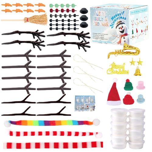 Tuxuseo Clay Making Kit,Weihnachtsmann Modelliermasse Knetspielzeug - Festives Interaktives Spielzeug Für Mädchen Schulreise Zuhause Spielzeit Entwicklung Hand Auge Koordination Vorschulkinder von Tuxuseo