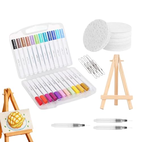 Tuxuseo Magic Puf-fy Paint | Foam Texture Painting Paper | Ultimatives Magisches Textur-Malset | 3D Zeichnen Leinwand Sch-wamm Mit 12 Farben Stifte - Schaumstoff-Textur-Malpapier Für Kinder D-IY Tuxuseo Magic Puf-fy Paint | Foam Texture Painting Paper | Ultimatives Magisches Textur-Malset | 3D Zeichnen Leinwand Sch-wamm Mit 12 Farben Stifte - Schaumstoff-Textur-Malpapier Für Kinder D-IY von Tuxuseo
