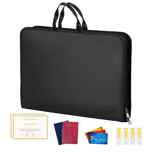 Tuxuseo Organizer Mappe | Brandsicherer Dokumentenorganizer,Wasserdichter Faltenordner Für Büro, Unterricht, Zuhause Und Schule Tuxuseo Organizer Mappe | Brandsicherer Dokumentenorganizer,Wasserdichter Faltenordner Für Büro, Unterricht, Zuhause Und Schule von Tuxuseo