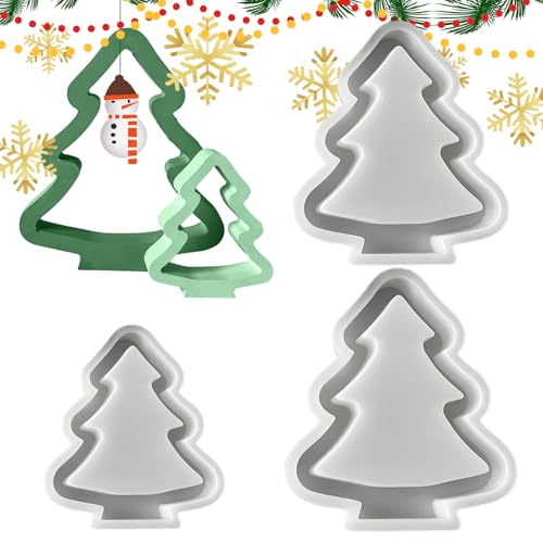Tuxuseo Weihnachtliche Silikonformen Für Harz | Kleine Weihnachtsbaum Kerzenformen Aus Silikon - Three Piece Set For Festive Crafts With Soap Wax Home Art Projects Party Decorations Tuxuseo Weihnachtliche Silikonformen Für Harz | Kleine Weihnachtsbaum Kerzenformen Aus Silikon - Three Piece Set For Festive Crafts With Soap Wax Home Art Projects Party Decorations von Tuxuseo