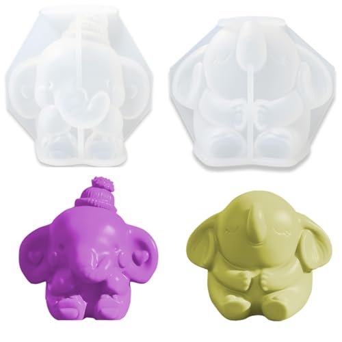 2 Stück Silikonform Gießform Tiere Kerzenform Silikon Elefanten Gipsformen Seifenform Silikonform Tiere Epoxidharz Form Elefanten Gießform Kerzen Gießen Form Harz Gipsform für DIY Handwerk 2 Stück Silikonform Gießform Tiere Kerzenform Silikon Elefanten Gipsformen Seifenform Silikonform Tiere Epoxidharz Form Elefanten Gießform Kerzen Gießen Form Harz Gipsform für DIY Handwerk von Tuxuzal