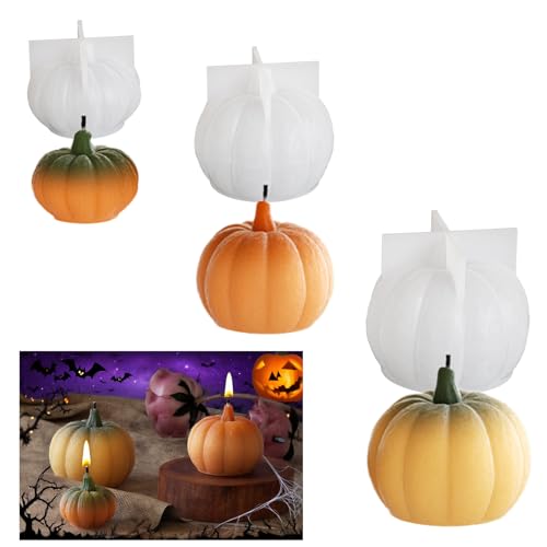 3 Stück Silikonform Kürbis Kerzenform Silikon Gießform Kerzen Silikonform Herbst Kerzenform zum Gießen Gipsform Halloween Kürbis Gießformen Silikon Herbst Form für Kerzen Seifen DIY Handwerk 3 Stück Silikonform Kürbis Kerzenform Silikon Gießform Kerzen Silikonform Herbst Kerzenform zum Gießen Gipsform Halloween Kürbis Gießformen Silikon Herbst Form für Kerzen Seifen DIY Handwerk von Tuxuzal