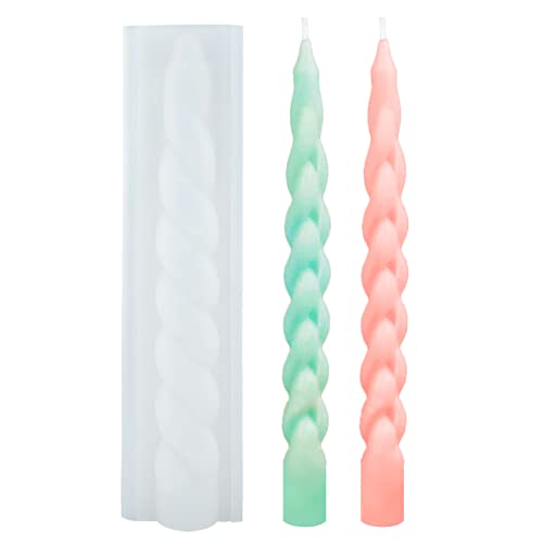 Kerzenform Silikonform Stabkerzen Kerzenform Silikon Gießform Stabkerzen Form Spiral Stumpenkerzen Form Wachsform für Kerzen Gießen Stabkerzen Epoxidharz Silikonform Kerzen Gussform Stabkerzen von Tuxuzal