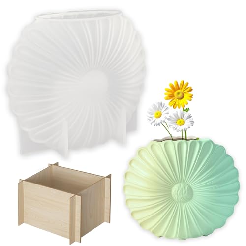 Silikonform Gießform Vase Epoxidharz Blumenvase Form Silikon Vase Gipsform Diy Vasen Gießform Sonnenblume Silikonform Blumentopf Gips Gießen Form Harzform für Stifthaltern DIY Handwerk Haus Dekoration Silikonform Gießform Vase Epoxidharz Blumenvase Form Silikon Vase Gipsform Diy Vasen Gießform Sonnenblume Silikonform Blumentopf Gips Gießen Form Harzform für Stifthaltern DIY Handwerk Haus Dekoration von Tuxuzal