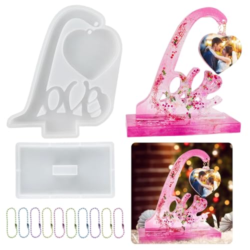 Silikonform Herz Epoxidharz Formen Herz Bilderrahmen Silikonform Herzform Gießform Herz Epoxidharz Fotorahmen mit 10 Kleine Ketten Herz Anhänger Form 3D Herz Ornamente Liebe Harzform Haus Dekoration Silikonform Herz Epoxidharz Formen Herz Bilderrahmen Silikonform Herzform Gießform Herz Epoxidharz Fotorahmen mit 10 Kleine Ketten Herz Anhänger Form 3D Herz Ornamente Liebe Harzform Haus Dekoration von Tuxuzal