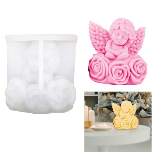 Silikonform Engel Rosen Blumen Silikonform Gießform Engel Kerzenform zum Gießen Blumen Seifenform Silikon Rosen Form für Kerzen Seifen Gips DIY Handwerk Silikonform Engel Rosen Blumen Silikonform Gießform Engel Kerzenform zum Gießen Blumen Seifenform Silikon Rosen Form für Kerzen Seifen Gips DIY Handwerk von Tuxuzal