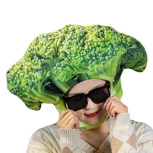 Tuxxjzm Cartoon-Gemüse-Hut, Plüsch, Cartoon-Foto-Hut, Brokkoli-Kopfbedeckung, Gemüse-Kostüm, Hut, lustige Cosplay-Foto-Requisiten für Ostern und Halloween Tuxxjzm Cartoon-Gemüse-Hut, Plüsch, Cartoon-Foto-Hut, Brokkoli-Kopfbedeckung, Gemüse-Kostüm, Hut, lustige Cosplay-Foto-Requisiten für Ostern und Halloween von Tuxxjzm