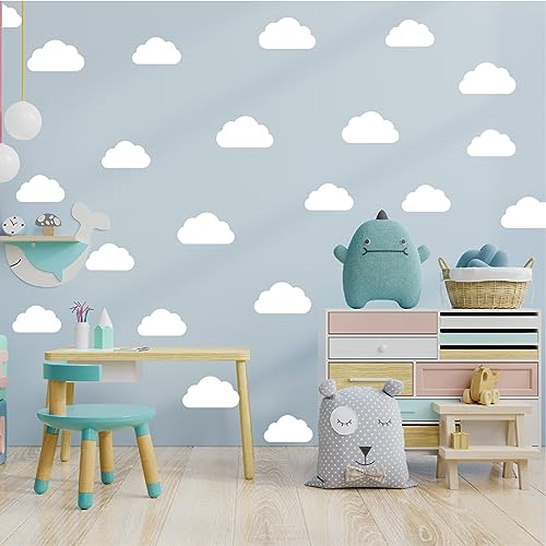 110 Stück Wolken Wandtattoo Kinderzimmer,Wandsticker mit Weiße Wolken,Wandaufkleber Wanddekofür Mädchen Junge Schlafzimmer,Selbstklebend Kreise Stickers Babyzimmer Wanddeko 110 Stück Wolken Wandtattoo Kinderzimmer,Wandsticker mit Weiße Wolken,Wandaufkleber Wanddekofür Mädchen Junge Schlafzimmer,Selbstklebend Kreise Stickers Babyzimmer Wanddeko von Tuyatezhi