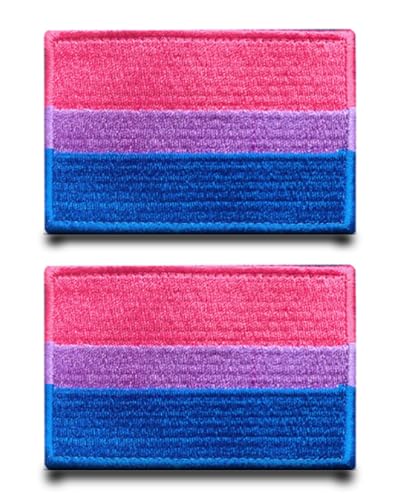 2 Stück Bisexual Flagge Patch Abnehmbare Aufnäher mit Stickerei Lustige Taktisch Militär Patch Applikation für Weste Hundegeschirr Kleidung Taschen Rucksäcke Draussen Jacke Jeans Baseballkappe 2 Stück Bisexual Flagge Patch Abnehmbare Aufnäher mit Stickerei Lustige Taktisch Militär Patch Applikation für Weste Hundegeschirr Kleidung Taschen Rucksäcke Draussen Jacke Jeans Baseballkappe von Tuyatezhi