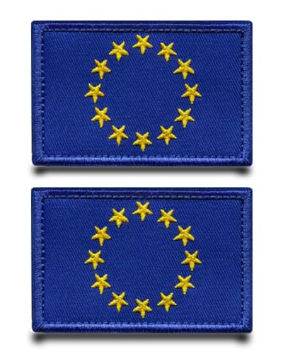 2 Stück Blau Europäische Union Flagge Patch Abnehmbare Aufnäher mit Nylon Taktisch Militär Patch Applikation für Kleidung Stickereibänder Rucksäcke Jacke Jeans Taschen Weste Hundegeschirr 2 Stück Blau Europäische Union Flagge Patch Abnehmbare Aufnäher mit Nylon Taktisch Militär Patch Applikation für Kleidung Stickereibänder Rucksäcke Jacke Jeans Taschen Weste Hundegeschirr von Tuyatezhi