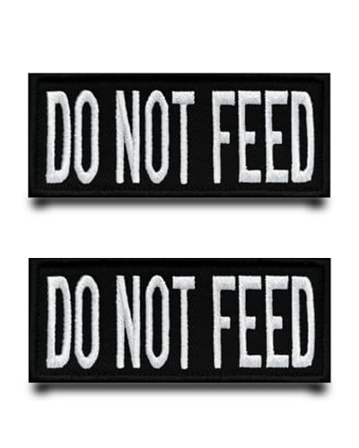 2 Stück"DO NOT FEED"Lustige Flagge Patch Abnehmbare Aufnäher mit Stickereiverschluss Applikation Taktisch Militär Patch für Kleidung Taschen Abzeichen Jacke Weste Rucksäcke 2 Stück"DO NOT FEED"Lustige Flagge Patch Abnehmbare Aufnäher mit Stickereiverschluss Applikation Taktisch Militär Patch für Kleidung Taschen Abzeichen Jacke Weste Rucksäcke von Tuyatezhi