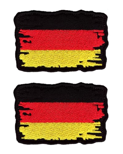 2 Stück Deutschland Retro Taktisch Patch Militär Abzeichen Aufnäher mit Stickerei Lustiger Flagge Patch Applikation für Rucksäcke Jacke Hundegeschirr Jeans Kleidung Taschen Weste 2 Stück Deutschland Retro Taktisch Patch Militär Abzeichen Aufnäher mit Stickerei Lustiger Flagge Patch Applikation für Rucksäcke Jacke Hundegeschirr Jeans Kleidung Taschen Weste von Tuyatezhi