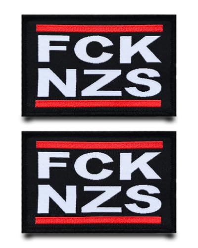 2 Stück FCK NZS Lustige Patch Abnehmbare Aufnäher mit Stickerei Taktische Militär Flagge Patch Applikation für Taschen Jacke Weste Kleidung Baseballkappe Rucksäcke Draussen 2 Stück FCK NZS Lustige Patch Abnehmbare Aufnäher mit Stickerei Taktische Militär Flagge Patch Applikation für Taschen Jacke Weste Kleidung Baseballkappe Rucksäcke Draussen von Tuyatezhi