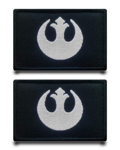 2 Stück Film"Rebel Alliance Rebel Scum"Flagge Patch Abnehmbare Aufnäher mit Stickereiverschluss Taktisch Militär Patch Applikation für Weste Kleidung Stickereibänder Rucksäcke Jacke Taschen 2 Stück Film"Rebel Alliance Rebel Scum"Flagge Patch Abnehmbare Aufnäher mit Stickereiverschluss Taktisch Militär Patch Applikation für Weste Kleidung Stickereibänder Rucksäcke Jacke Taschen von Tuyatezhi
