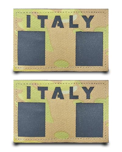 2 Stück Italien Reflektierende Armee Grün Abzeichen Flagge Patch Hook & Loop Nylon Stickerei Lustiger Taktische Militärisch Aufnäher Applikation Patch für Rucksäcke Weste Kleidung Hut Jacke Jeans 2 Stück Italien Reflektierende Armee Grün Abzeichen Flagge Patch Hook & Loop Nylon Stickerei Lustiger Taktische Militärisch Aufnäher Applikation Patch für Rucksäcke Weste Kleidung Hut Jacke Jeans von Tuyatezhi