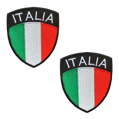 2 Stück Italy Taktisch Italienisch Schild Emblem Flagge Patch Bügelbild Aufbügler Iron On Sew On Flicken Taktisch Militär Applikation für Kleidung Baseballkappe Taschen Weste Jacke Rucksäcke 2 Stück Italy Taktisch Italienisch Schild Emblem Flagge Patch Bügelbild Aufbügler Iron On Sew On Flicken Taktisch Militär Applikation für Kleidung Baseballkappe Taschen Weste Jacke Rucksäcke von Tuyatezhi