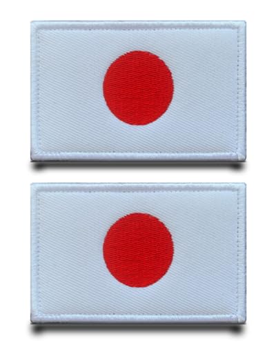 2 Stück Japan Flagge Patch Abnehmbare Aufnäher mit Stickereiverschluss Taktisch Militär Patch Applikation für Jacke Jeans Taschen Rucksäcke Weste Hundegeschirr Draussen Kleidung 2 Stück Japan Flagge Patch Abnehmbare Aufnäher mit Stickereiverschluss Taktisch Militär Patch Applikation für Jacke Jeans Taschen Rucksäcke Weste Hundegeschirr Draussen Kleidung von Tuyatezhi