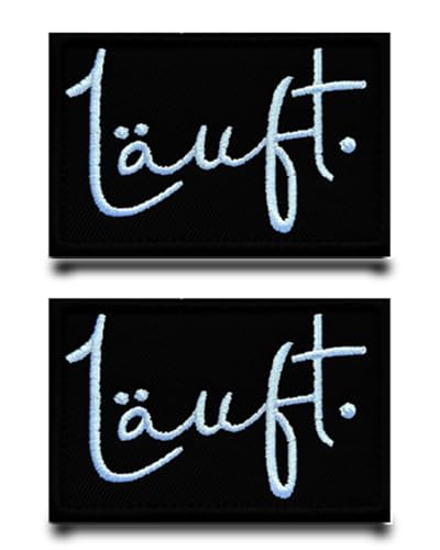 2 Stück Lauft Lustig Flagge Patch Gestickt Abzeichen Aufnäher mit Stickerei Taktisch Militär Patch Applikation für Kleidung Taschen Weste Jacke Rucksäcke 2 Stück Lauft Lustig Flagge Patch Gestickt Abzeichen Aufnäher mit Stickerei Taktisch Militär Patch Applikation für Kleidung Taschen Weste Jacke Rucksäcke von Tuyatezhi