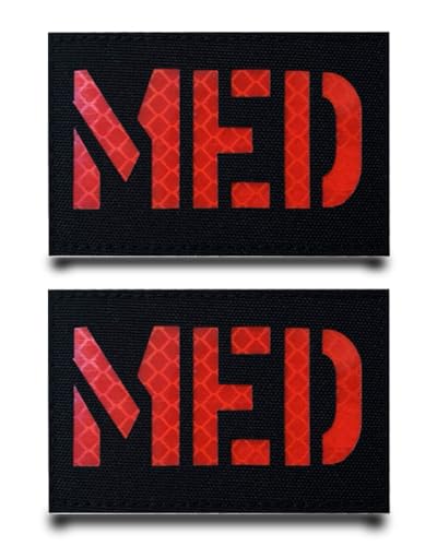2 Stück MED IR Reflektierend Flagge Patch Abnehmbare Aufnäher mit Stickereiverschluss Taktisch Militär Patch Applikation für Weste Kleidung Stickereibänder Rucksäcke Jacke Taschen 2 Stück MED IR Reflektierend Flagge Patch Abnehmbare Aufnäher mit Stickereiverschluss Taktisch Militär Patch Applikation für Weste Kleidung Stickereibänder Rucksäcke Jacke Taschen von Tuyatezhi
