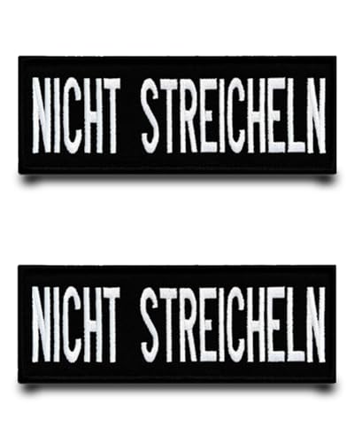 2 Stück "Nicht Streicheln" Flagge Patch Abnehmbare Aufnäher mit Stickereiverschluss Taktisch Militär Patch Applikation für Kleidung Taschen Weste Jacke Rucksäcke 2 Stück "Nicht Streicheln" Flagge Patch Abnehmbare Aufnäher mit Stickereiverschluss Taktisch Militär Patch Applikation für Kleidung Taschen Weste Jacke Rucksäcke von Tuyatezhi