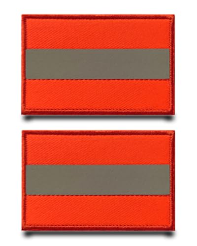 2 Stück Orange Sicherheit Reflektierend Lustige Patch Abnehmbare Aufnäher mit Nylon Taktische Flagge Patch Applikation für Kleidung Baseballkappe Taschen Jacke Rucksäcke Draussen Weste 2 Stück Orange Sicherheit Reflektierend Lustige Patch Abnehmbare Aufnäher mit Nylon Taktische Flagge Patch Applikation für Kleidung Baseballkappe Taschen Jacke Rucksäcke Draussen Weste von Tuyatezhi