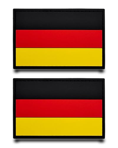 2 Stück PVC Deutschland Lustige Patch Abnehmbare Aufnäher mit Nylon 3D Taktische Flagge Patch Applikation für Baseballkappe Taschen Jacke Rucksäcke Draussen Weste Kleidung 2 Stück PVC Deutschland Lustige Patch Abnehmbare Aufnäher mit Nylon 3D Taktische Flagge Patch Applikation für Baseballkappe Taschen Jacke Rucksäcke Draussen Weste Kleidung von Tuyatezhi