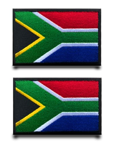 2 Stück Südafrika Flagge-Patch Stickerei Taktische Militär Patch,Aufnäher Mit Nylon Airsoft Patch Für Rucksäcke Taktische Kleidung Jacke Stickereibänder Taschen Abzeichen 2 Stück Südafrika Flagge-Patch Stickerei Taktische Militär Patch,Aufnäher Mit Nylon Airsoft Patch Für Rucksäcke Taktische Kleidung Jacke Stickereibänder Taschen Abzeichen von Tuyatezhi