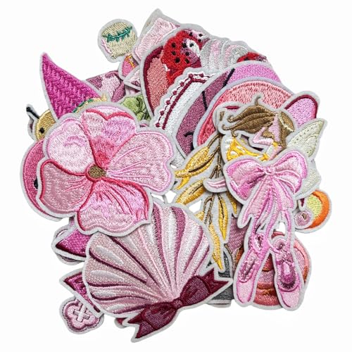 24 Stück Boho-Mädchen-Aufnäher, zum Aufbügeln oder Aufnähen, bunt, bestickt, für Mädchen, niedliche Stile, Nähapplikation, DIY-Dekoration, Zubehör für Jeans, Kleidung, T-Shirts, Rucksäcke, Westen 24 Stück Boho-Mädchen-Aufnäher, zum Aufbügeln oder Aufnähen, bunt, bestickt, für Mädchen, niedliche Stile, Nähapplikation, DIY-Dekoration, Zubehör für Jeans, Kleidung, T-Shirts, Rucksäcke, Westen von Tuyatezhi