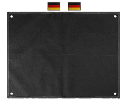 Teller Hängend Patches 64x46 cm Stickerei Patch-Sammeltafel,Taktische Kleines Nylongewebe Patch Display-Tafel,Faltbar,Kampf mit Metallösen 4-Loch,für zum Sammeln Abzeichen Militär Flagge Patch Wand von Tuyatezhi