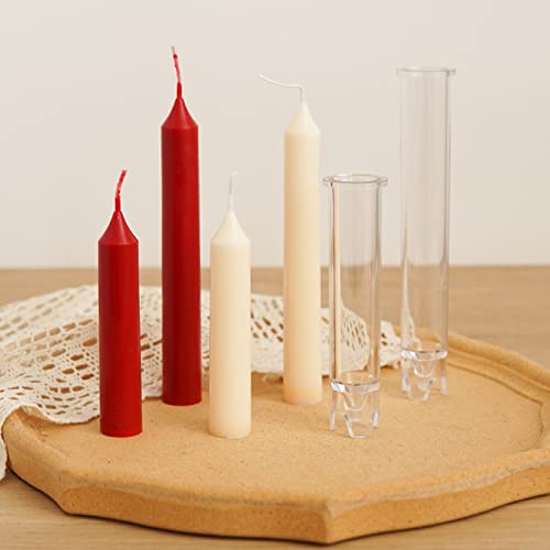 Tuzsocr Kerzengießform, 2PCS Kerzenform Für Die Kirche Weihnachten Abendessen Bei Kerzenlicht Valentinstag Heimtextilien von Tuzsocr