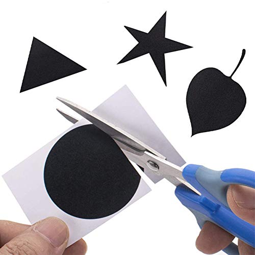 Tafelaufkleber, runde Aufkleber, Rolle, 120 Stück/Volumen, schwarz, rund, Durchmesser 5 cm, wiederverwendbar, wasserdicht, Kreidetafel-Etiketten für Behälter, Flaschen, Küchenaufbewahrung und Tafelaufkleber, runde Aufkleber, Rolle, 120 Stück/Volumen, schwarz, rund, Durchmesser 5 cm, wiederverwendbar, wasserdicht, Kreidetafel-Etiketten für Behälter, Flaschen, Küchenaufbewahrung und von Tuzsocr