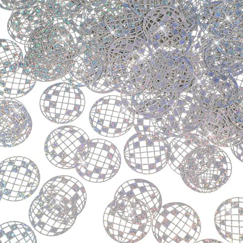 300 Stück Konfetti Disco, Bunt Discokugel Deko Groß, 80er 90er Glitzer Deko Party für Geburtstage, Hochzeiten, Bälle, Jubiläen von Tweruna