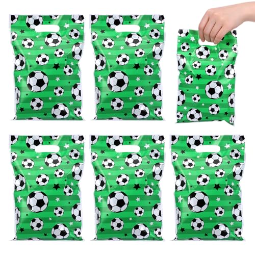 50 Stück Fußball Geschenk Taschen Kinder, Geschenkpapier Fussball, Klein Tüten Kindergeburtstag für Süßigkeiten, Kleine Geschenke, Fußball Party Dekorationen Zubehör 50 Stück Fußball Geschenk Taschen Kinder, Geschenkpapier Fussball, Klein Tüten Kindergeburtstag für Süßigkeiten, Kleine Geschenke, Fußball Party Dekorationen Zubehör von Tweruna