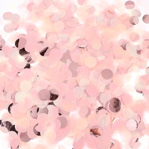 50g Konfettikanone Rund, Rosa Konfetti Geburtstag 2.5 CM, Streudeko, Konfetti Groß für Hochzeit, Jubiläum, Gender Reveal 50g Konfettikanone Rund, Rosa Konfetti Geburtstag 2.5 CM, Streudeko, Konfetti Groß für Hochzeit, Jubiläum, Gender Reveal von Tweruna
