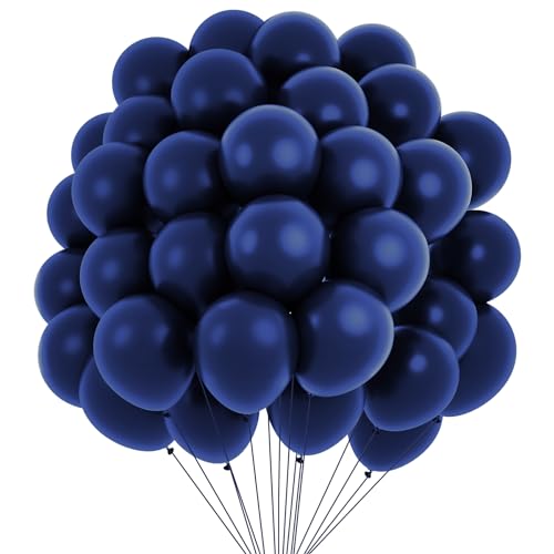 100pcs Luftballons Marineblau Dunkelblau Christmas Balloon Girlande Set Marineblaue Geburtstag Ballon Taufe Deko Party von Twidels